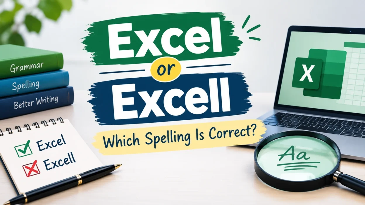 Excel or Excell: Which Spelling Is Correct?