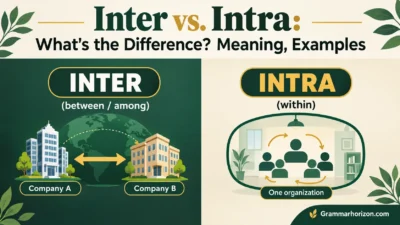 Inter vs. Intra: What's the Difference? Meaning, Examples 