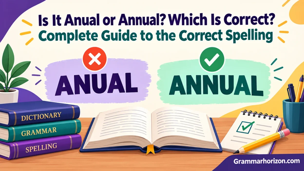 Is It Anual or Annual? Which Is Correct? Complete Guide to the Correct Spelling