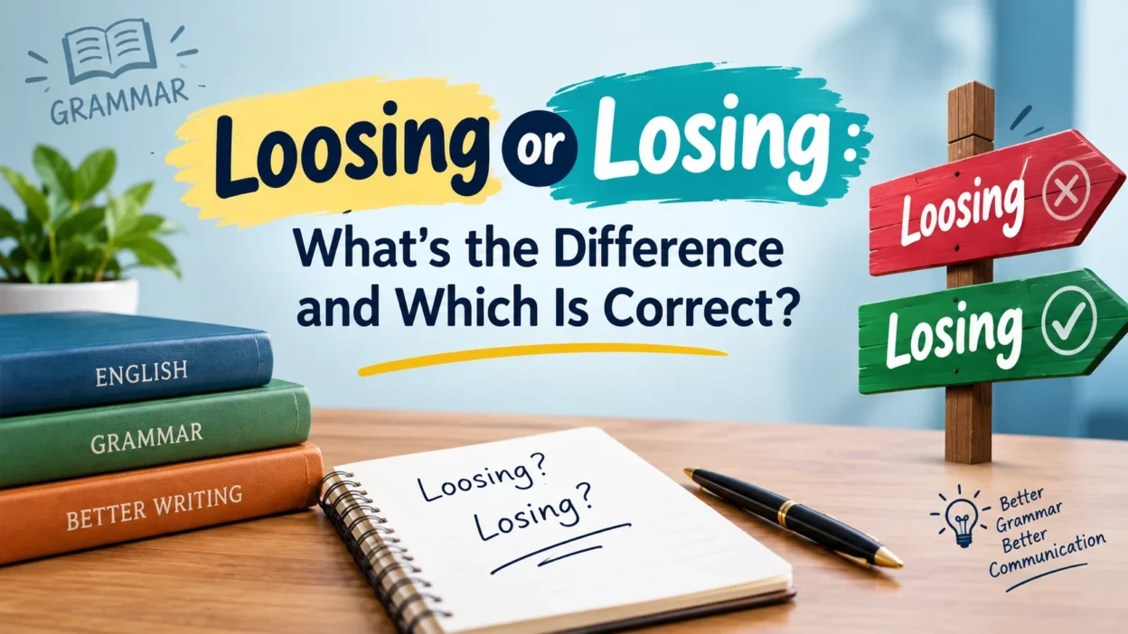 Loosing or Losing: What’s the Difference and Which Is Correct?
