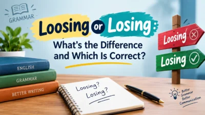 Loosing or Losing: What’s the Difference and Which Is Correct?