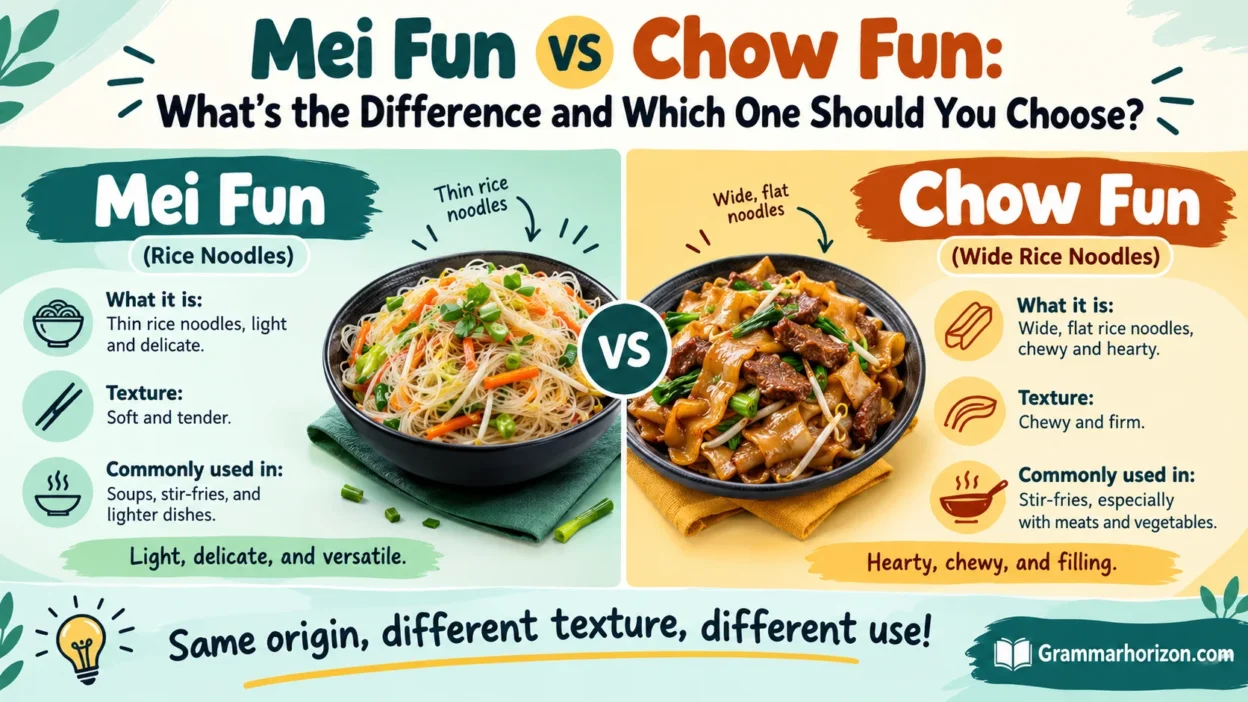 Mei Fun vs Chow Fun: What’s the Difference and Which One Should You Choose?