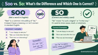 Soo vs. So: What’s the Difference and Which One Is Correct?