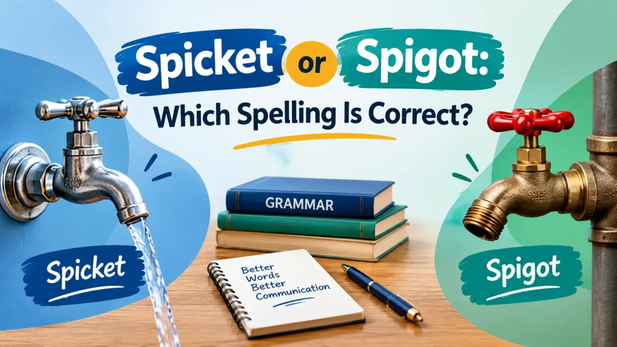 Spicket or Spigot: Which Spelling Is Correct?