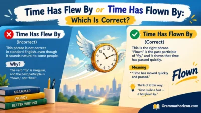 Time Has Flew By or Time Has Flown By: Which Is Correct?