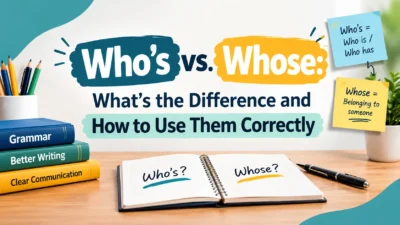 Who’s vs. Whose: What’s the Difference and How to Use Them Correctly