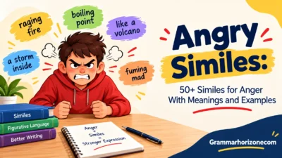 Angry Similes: 50+ Similes for Anger With Meanings and Examples