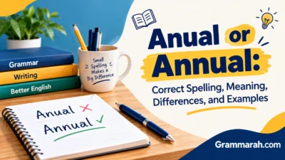 Anual or Annual: Correct Spelling, Meaning, Differences, and Examples
