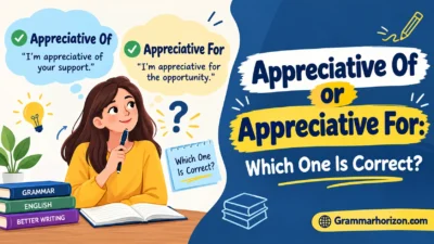 Appreciative Of or Appreciative For: Which One Is Correct?