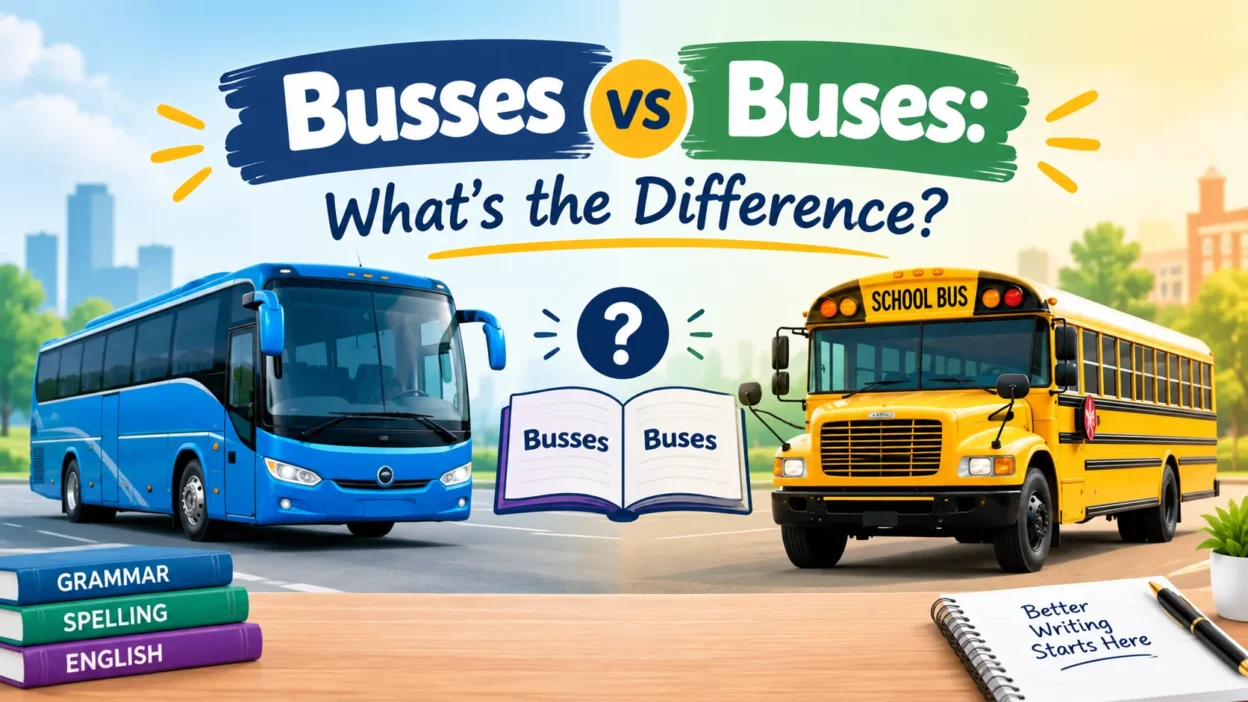 Busses vs Buses: What’s the Difference?