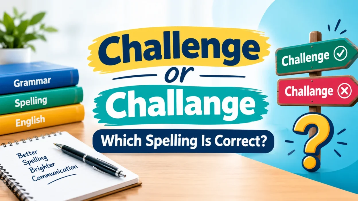 Challenge or Challange: Which Spelling Is Correct?