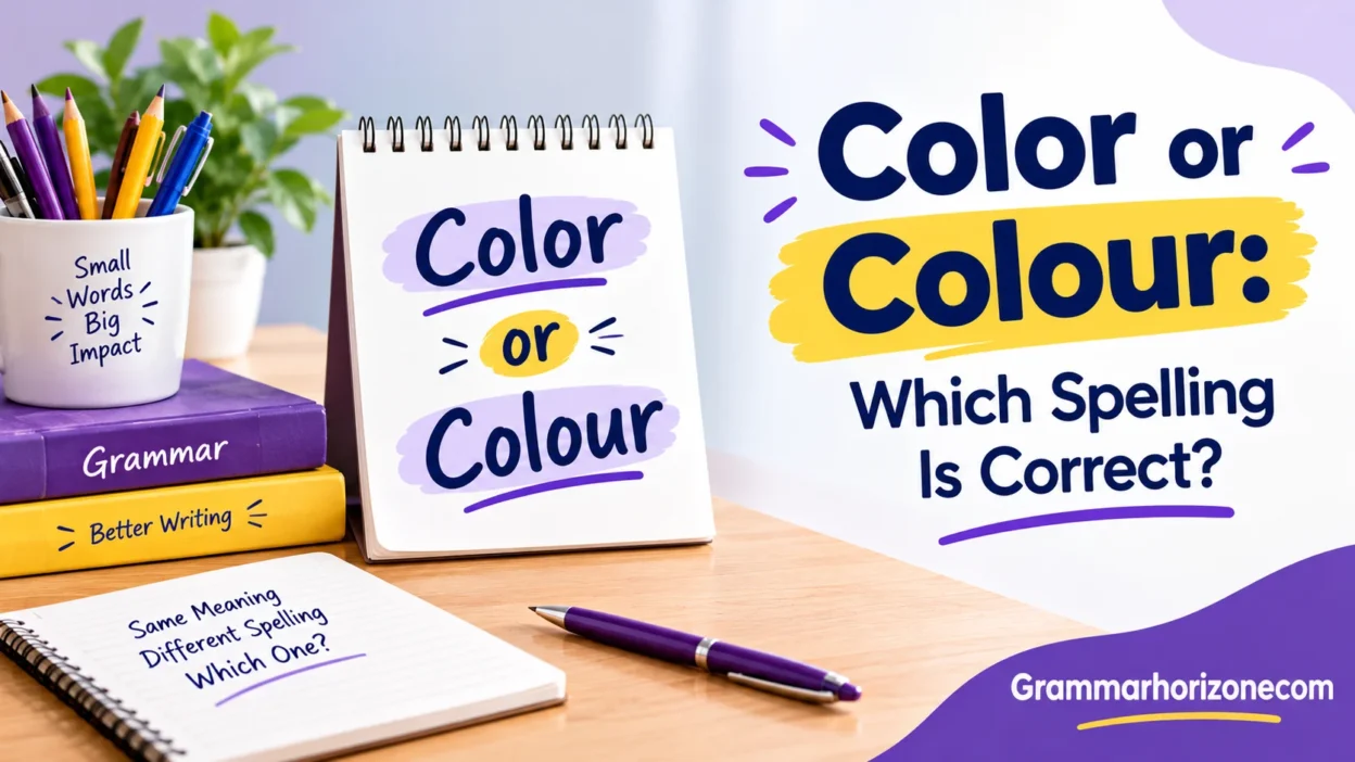 Color or Colour: Which Spelling Is Correct?
