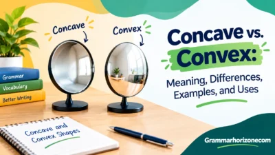 Concave vs. Convex: Meaning, Differences, Examples, and Uses