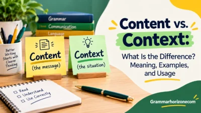 Content vs. Context: What Is the Difference? Meaning, Examples, and Usage