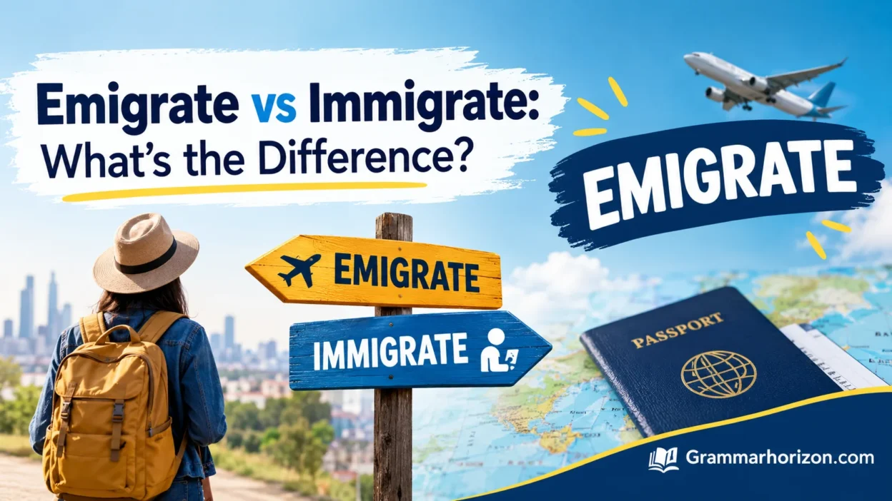 Emigrate vs Immigrate: What’s the Difference?