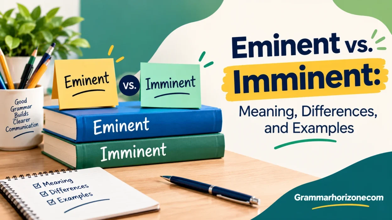 Eminent vs. Imminent: Meaning, Differences, and ExamplesEminent vs. Imminent: Meaning, Differences, and Examples