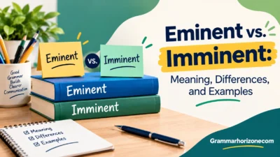 Eminent vs. Imminent: Meaning, Differences, and ExamplesEminent vs. Imminent: Meaning, Differences, and Examples