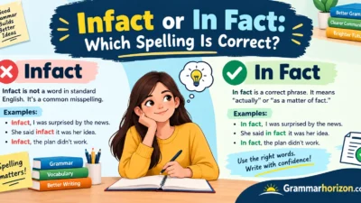 Infact or In Fact: Which Spelling Is Correct?