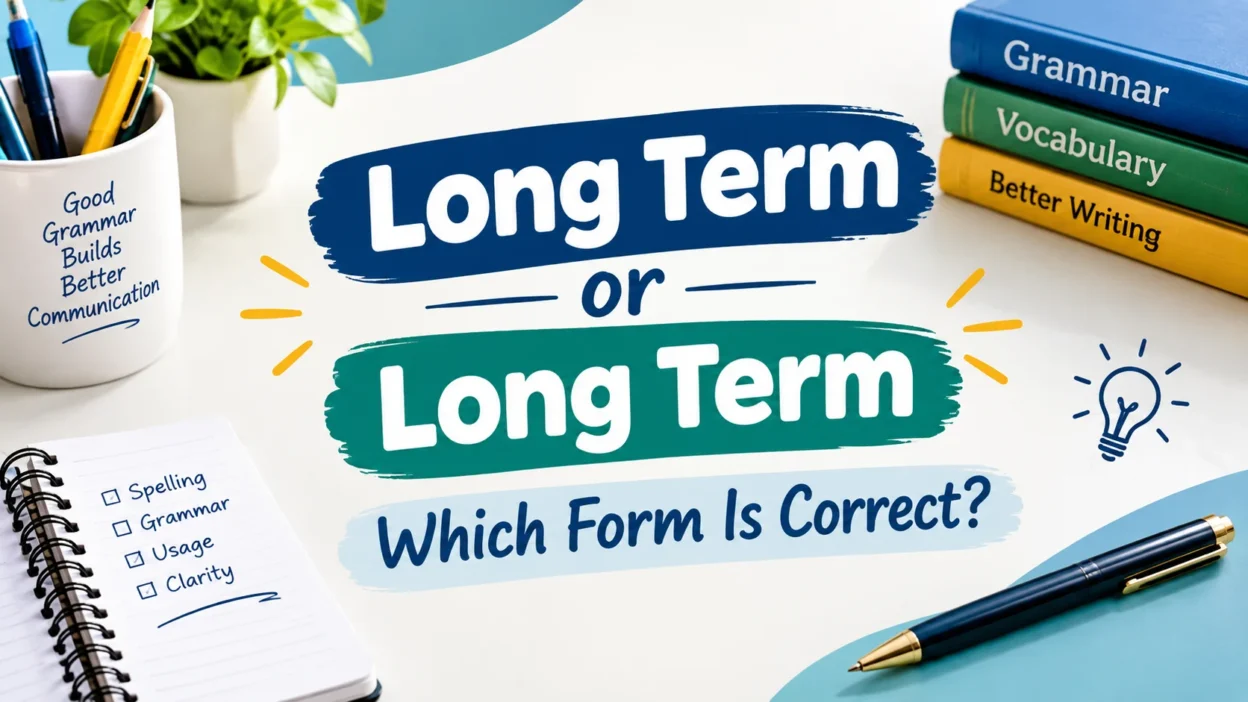 Long Term or Long Term: Which Form Is Correct?