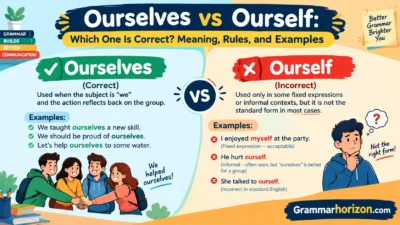 Ourselves vs Ourself: Which One Is Correct? Meaning, Rules, and Examples