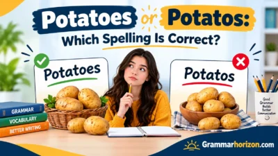 Potatoes or Potatos: Which Spelling Is Correct?