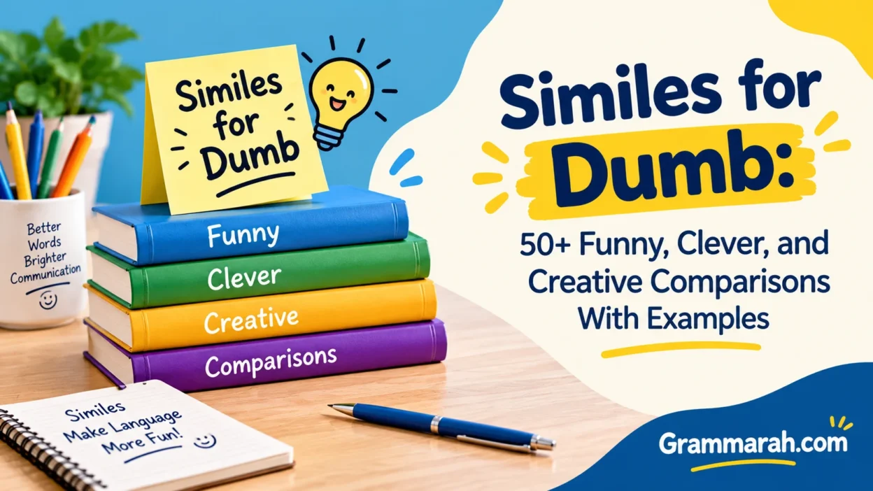 Similes for Dumb: 50+ Funny, Clever, and Creative Comparisons With ExamplesSimiles for Dumb: 50+ Funny, Clever, and Creative Comparisons With Examples