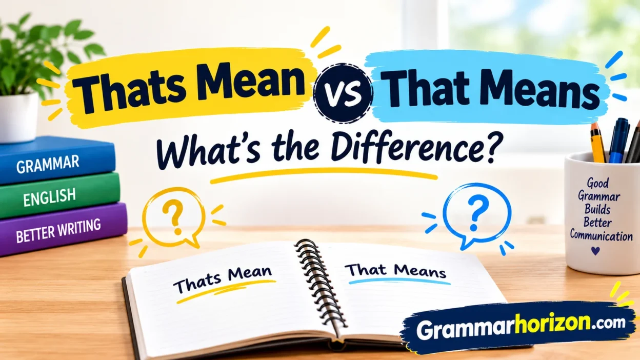 Thats Mean vs That Means: What’s the Difference?